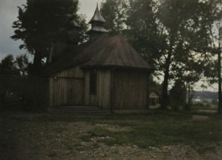Pierwszy kościół parafii Siekierczyna